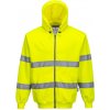 Portwest B305 Hi Vis Reflexná mikina na zips žltá