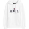 Tommy Hilfiger Icon Hilfiger Hoodie MW0MW39586 biela