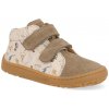FRODDO First Step G2130369-17 Beige celoročné členkové barefoot topánky