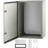 Vevor Oceľová rozvodná skrinka 60×40×25 cm NEMA 4X IP66, s montážnou platňou DQXJSTCFS60X40X25V0 Vevor Oceľová rozvodná skrinka 60×40×25 cm NEMA 4X IP66, s montážnou platňou DQXJSTCFS60X40X25V0