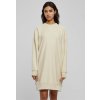 Urban Classics Dámske mikinové šaty Ladies Oversized Rib Crewneck Dress Farba: softseagrass, Veľkosť: 4XL