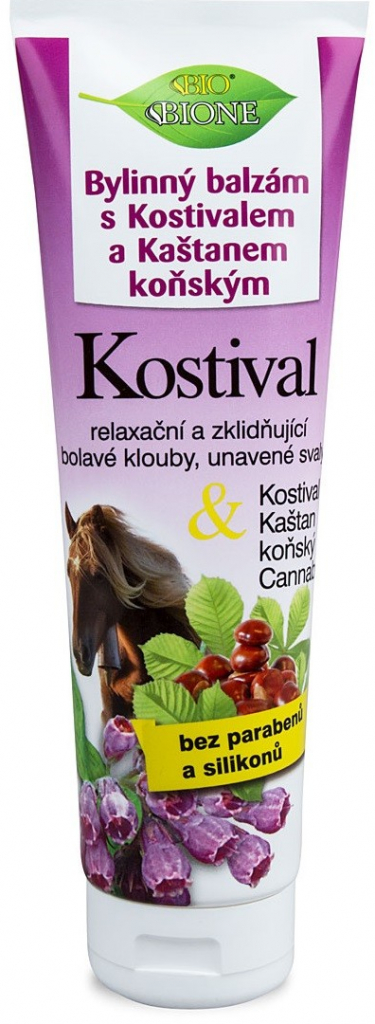 Bione Cosmetics Kostival & Kaštan koňský bylinný balzám 100 ml