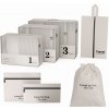 Paradox 7-dielny cestovný set na oblečenie a kozmetiku TRAVEL LUX / Biely Paradox 7-dielny cestovný set na oblečenie a kozmetiku TRAVEL LUX / Biely