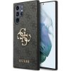 Guess PU 4G Metal Logo Zadní Kryt pro Samsung Galaxy S24 Ultra Grey Guess PU 4G Metal Logo Zadní Kryt pro Samsung Galaxy S24 Ultra Grey