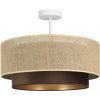 Belis Prisadený luster SARTA 1xE27/60W/230V pr. 45 cm hnedá/juta H0192 + záruka 3 roky zadarmo Belis Prisadený luster SARTA 1xE27/60W/230V pr. 45 cm hnedá/juta H0192 + záruka 3 roky zadarmo