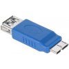 Redukcia USB 3.0 zásuvka A-zástrčka micro Redukcia USB 3.0 zásuvka A-zástrčka micro