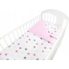 2-dielne Hviezdičky ružové, obliečky do postieľky, Ankras, Rozmer 120x90 2-dielne Hviezdičky ružové, obliečky do postieľky, Ankras, Rozmer 120x90