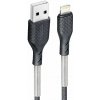 ForCell Lightning kabel 2.4A CB-01A 1m s uhlíkovým opletením Premium ForCell Lightning kabel 2.4A CB-01A 1m s uhlíkovým opletením Premium