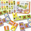 Viga Drevené domino domáce zvieratá Viga Drevené domino domáce zvieratá