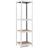 Policový regál Trestles RH 2000x600x400, nosnosť 1400 kg, 4 police Farba: pozink, Typ police: drevená MDF 5,4 mm Policový regál Trestles RH 2000x600x400, nosnosť 1400 kg, 4 police Farba: pozink, Typ police: drevená MDF 5,4 mm