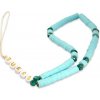 Púzdro Guess prívesok GUSTPEARP Phone Strap modré Heishi Beads Púzdro Guess prívesok GUSTPEARP Phone Strap modré Heishi Beads