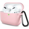 Techsuit Silicone puzdro pre AirPods Pro 1 / 2 – ultratenké, hladké – ružové Techsuit Silicone puzdro pre AirPods Pro 1 / 2 – ultratenké, hladké – ružové