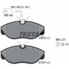 Sada brzdových platničiek kotúčovej brzdy TEXTAR 2360201 Sada brzdových platničiek kotúčovej brzdy TEXTAR 2360201