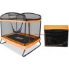 Aga Ochranná sieť na obdĺžnikovú trampolínu 122x183 cm Oranžová Aga Ochranná sieť na obdĺžnikovú trampolínu 122x183 cm Oranžová