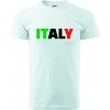 Italy Nápis - Klasické pánske tričko vyššej gramáže - XL ( Frost ) Italy Nápis - Klasické pánske tričko vyššej gramáže - XL ( Frost )