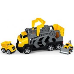 Megabloks Konstruktor s nákladným autom a bagrom