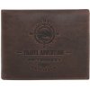 Pánska kožená peňaženka Peterson PTN N992-BE-TRAVEL hnedej farby 12,8 x 9,5 x 2,8 cm Pánska kožená peňaženka Peterson PTN N992-BE-TRAVEL hnedej farby 12,8 x 9,5 x 2,8 cm