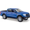 Maisto - 2019 Ford Ranger, metal modrý, 1:27 Maisto - 2019 Ford Ranger, metal modrý, 1:27