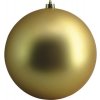 Vianočná ozdoba Lafiora plastová guľa Ø30 cm zlatá matná Vianočná ozdoba Lafiora plastová guľa Ø30 cm zlatá matná