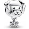 Prívesok PANDORA Psík a kosť 792254C01 Prívesok PANDORA Psík a kosť 792254C01