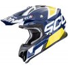 SCORPION prilba VX-16 EVO AIR Analog white/blue/yellow - L SCORPION prilba VX-16 EVO AIR Analog white/blue/yellow - L