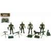 Sada vojáci 4ks s doplňky plast na kartě 18x19,5cm Sada vojáci 4ks s doplňky plast na kartě 18x19,5cm