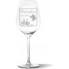 Sablio Pohár na víno Blahoželám novomanželom: 49 cl Sablio Pohár na víno Blahoželám novomanželom: 49 cl