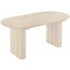 Rozkladací stôl OVAL 90-220 cm, travertín ( Doba dodania: 5–12 pracovných dní) Rozkladací stôl OVAL 90-220 cm, travertín ( Doba dodania: 5–12 pracovných dní)
