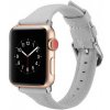 AppleKing Štýlový kožený remienok pre Apple Watch 42mm / 41mm / 40mm / 38mm - sivý - možnosť vrátiť tovar ZADARMO do 30tich dní AppleKing Štýlový kožený remienok pre Apple Watch 42mm / 41mm / 40mm / 38mm - sivý - možnosť vrátiť tovar ZADARMO do 30tich dní