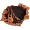 Samolepiaca diera nálepka Akustická gitara 90x70 cm Samolepiaca diera nálepka Akustická gitara 90x70 cm