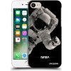 Picasee silikónový čierny obal pre Apple iPhone 7 - Astronaut Big Picasee silikónový čierny obal pre Apple iPhone 7 - Astronaut Big