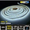 LEDprodukt PROFI LED pásik 128LED/m SMD2835 9,6W/m studená biela IP65 24V - vysokosvietivý LEDprodukt PROFI LED pásik 128LED/m SMD2835 9,6W/m studená biela IP65 24V - vysokosvietivý