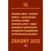 Zákony IV 2023 - stavebné zákony a predpisy - Úplné znenie po novelách k 1. 1. 2023 - Kolektív Autorov Zákony IV 2023 - stavebné zákony a predpisy - Úplné znenie po novelách k 1. 1. 2023 - Kolektív Autorov