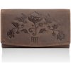 Dámska kožená hnedá peňaženka PERUZZI VINTAGE Dámska kožená hnedá peňaženka PERUZZI VINTAGE
