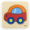 Drevené puzzle pre najmenších Viga Auto Drevené puzzle pre najmenších Viga Auto