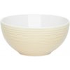 Ambition Porcelánová šalátová misa Linea piesková 15 cm
