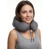 Cestovný ergonomický vankúš z pamäťovej peny, antracitový Cestovný ergonomický vankúš z pamäťovej peny, antracitový