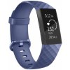BStrap Silicone Diamond Small remienok na Fitbit Charge 3 / 4, dark blue SFI008C07