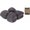 HOMESTYLING Fleecová deka 130 x 170 cm PREMIUM sivá HOMESTYLING Fleecová deka 130 x 170 cm PREMIUM sivá