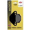 Keramické brzdové platničky, čierne SBS 113HF Keramické brzdové platničky, čierne SBS 113HF