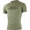 Lasting pánske merino tričko s tlačou HILL 6666 zelené Veľkosť: XL Lasting pánske merino tričko s tlačou HILL 6666 zelené Veľkosť: XL