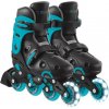 Globber Nastaviteľné inline korčule 34-37 Black-Aqua Globber Nastaviteľné inline korčule 34-37 Black-Aqua