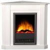Elektrický krb Bornholm bílý rohový Aflamo LED 50 PRO Elektrický krb Bornholm bílý rohový Aflamo LED 50 PRO