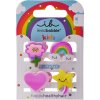 Invisibobble CLIPSTAR KIDS Happy World - Sponka do vlasů 4 ks