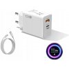 SÚPRAVA RÝCHLA SIEŤOVÁ NABÍJAČKA GaN 120W + KÁBEL USB-C 100cm SÚPRAVA RÝCHLA SIEŤOVÁ NABÍJAČKA GaN 120W + KÁBEL USB-C 100cm