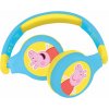 Lexibook 2v1 bluetooth skládací sluchátka Prasiatko Peppa s limitem hlasitosti Lexibook 2v1 bluetooth skládací sluchátka Prasiatko Peppa s limitem hlasitosti