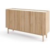 KOMODA TROJDVEROVÁ MARCIO DUB RIVIERA + MRAMOR 144 x 83 cm KOMODA TROJDVEROVÁ MARCIO DUB RIVIERA + MRAMOR 144 x 83 cm