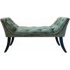 Tempo Kondela Dizajnová lavica, olivovozelená Velvet látka/kaučukové drevo, 117 cm, HEMY TYP 2 Tempo Kondela Dizajnová lavica, olivovozelená Velvet látka/kaučukové drevo, 117 cm, HEMY TYP 2