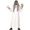 ARABSKÝ KOSTÝM ŠEJKA PRINC PÚŠTE BIELY XXL ARABSKÝ KOSTÝM ŠEJKA PRINC PÚŠTE BIELY XXL