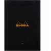 Rhodia Basics A4 Poznámkový blok linajkový čierny Clairefontaine 80 listov